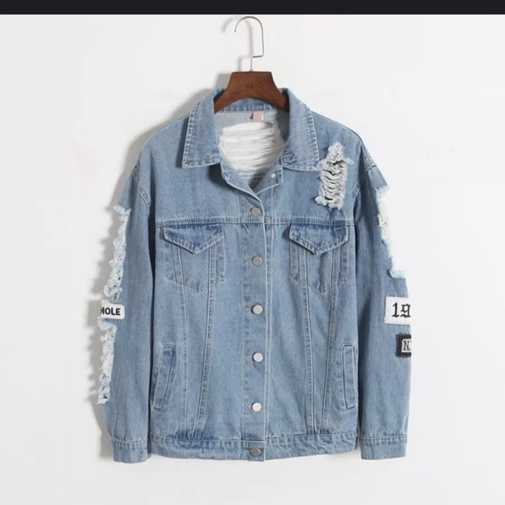Graphic Denim Jacket - Picture 5 of 6